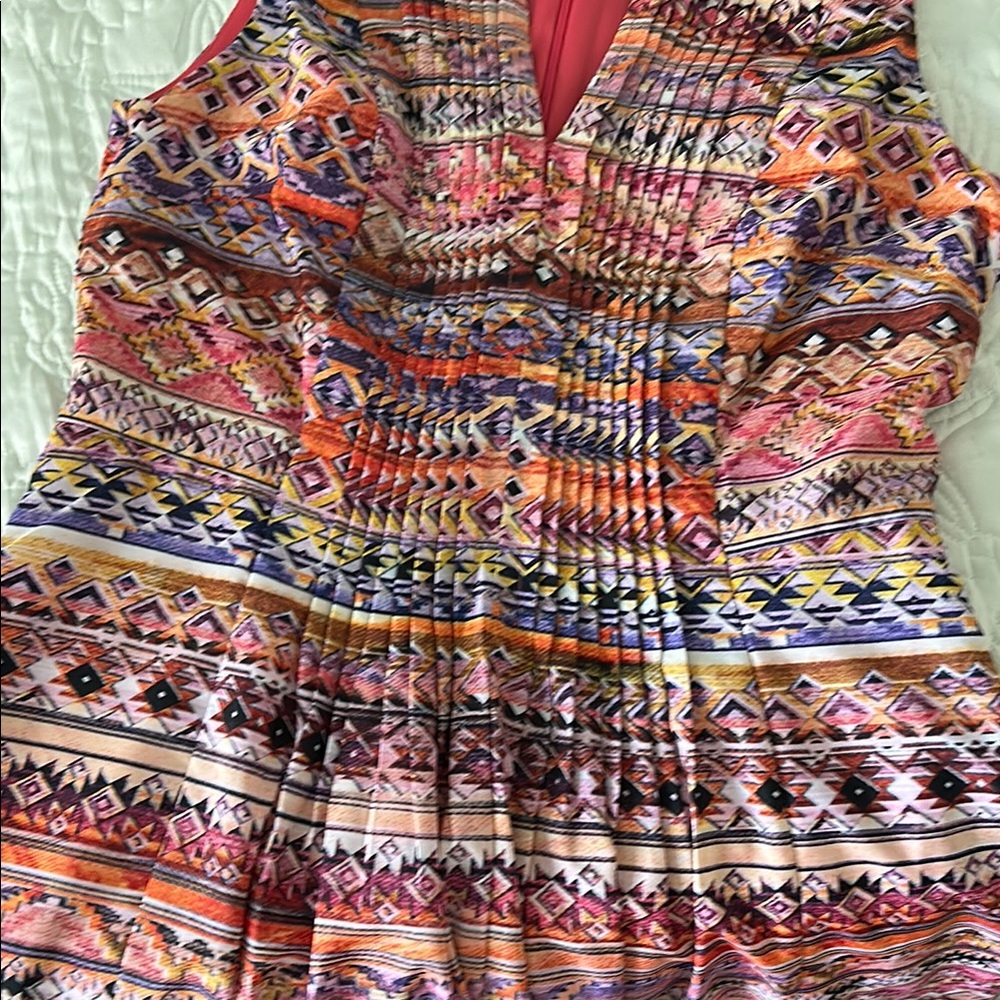 Rabbit Rabbit Rabbit Multicolor Patterned Dress - Picture 3 of 3